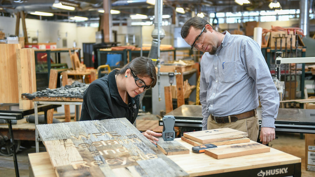 A woodworking lab - Giving - College of Natural Resources NC State University